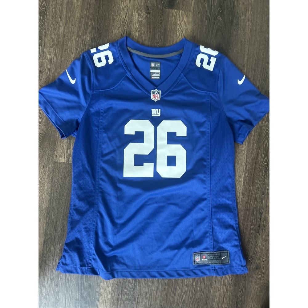 Saquon Barkley #26 New York Giants Nike On-Field Jersey Women's Football Large